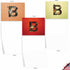 The Best Card Company 10 Assorted Blank Notecards with Initial Letter “B” - Baroque Blooms Personal Stationary