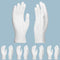 5 Pairs Archival Photo Gloves - White Medium Work Gloves for Handling Art, Photography, Jewelry