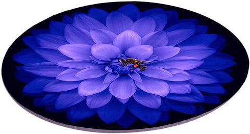 Watercolor Flower Round Mouse Pad, Custom Design Gaming Mouse Pad