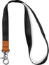 AZEAM Black Lanyard Holder with Metal Clasp for Keys, ID Badges, Cards, Car Keys, Wallet
