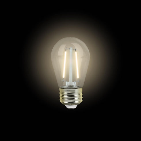 S14 Bulbs, 2200K 140 Bulbs, 15,000-Hour S14HO/822/FIL/12, 12 Pack Feit Electric LED Filament Light High Output, Warm