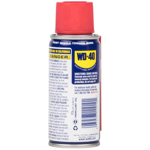 WD-40 2.75 (3 Pack) Multi Use Lubricant On the Go Handy Can with Straw, Ounce