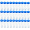 Eowpower 30pcs 50ml Plastic Vial Storage Container Test Tubes for Laboratory