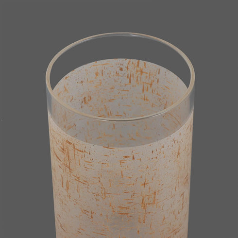 2 Pack 1-5/8-Inch G0077 Tawny Linen Frosted Glass Shade, Cylinder Light Fixture Replacement Globe or Cover with Fitter