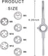 JONMON 8 Pcs Metric Die Set - Screw Die & Adjustable Wrench Holder with M3-M12 Dies Threading and Rethreading Cutting External Thread Processing Tapping Hand Tool Kit for Home DIY, Garage