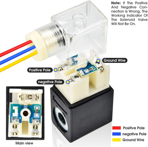 TAILONZ PNEUMATIC Solenoid Valve 4V220-08, DC12V 1/4"NPT Double Coil Pilot-Operated Electric