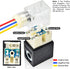 TAILONZ PNEUMATIC Solenoid Valve 4V220-08, DC12V 1/4"NPT Double Coil Pilot-Operated Electric