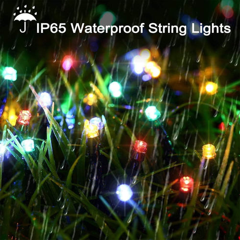 4 Pack 156FT 400LED 8 Joomer Solar Christmas Lights Outdoor, Total Lighting Modes Solar String Light Waterproof Fairy