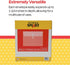 School Smart Expanding Poly String Envelopes, Letter Size, Clear, Side Load, Pack of 12