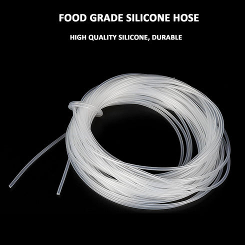 (32.8Ft) Aquaculture,1.6MM*6.4MM COYOUCO Food Grade Silicone Tube for Home Brewing, Beer Lines, Wine Making