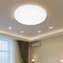 (13.36X13.36X2.16in) Toddmomy Flush Mount Ceiling Light Covers Plastic Round Lamp Shade Wall Sconce Chandelier Lamps