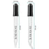 Eye Dropper for Essential Oils, Pipettes Dropper with Black Rubber Head, Calibrated Thick Glass Medicine Dropping Pipettes, 1ml Dropper Measurer, Dropper for Liquids, Straight-Tip, Bent-Tip, 5 Packs