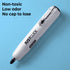 carrotez 12 Count Retractable Dry Erase Markers, Low Odor White Board Markers, Bullet Tip, Thick Barrel, Black