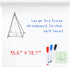 Dry Erase Whiteboard Sticker Wall Decal - Self-Adhesive Peel Stick Paper for School, Office, Home, Kids Drawing