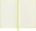 Moleskine Classic Notebook, Hard Cover, Large (5" x 8.25"), Plain/Blank, Lemon Green, 240 Pages for Writing and