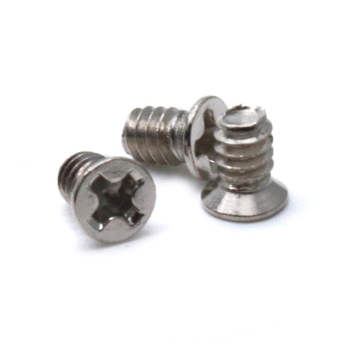 Xiaoyztan 100Pcs #6-32 Cross Drive Flat Head Machine Screw, 3.5mm Full Thread Fastener for PC Cases