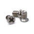 Xiaoyztan 100Pcs #6-32 Cross Drive Flat Head Machine Screw, 3.5mm Full Thread Fastener for PC Cases