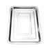 Stainless Steel Tray,3 Pack Stainless Steel Trays 13 1/2" x 10" Dental Body Piercing Instrument Tool Flat for Supplies (3)