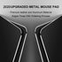 Vaydeer 9.05X7.08 Inch Hard Metal Aluminum Mouse Pad Clear Modern Smooth Magic Ultra Thin Double Side Design Mouse Mat
