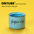 Farmhouse Paper Clip Holders, Ceramic Binder Clip Dispenser Organizer for Desk, Cute Office Push Pins Holder (Turquoise)