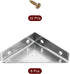 8Pcs 66mm 66mm, uxcell Angle Corner Brackets x Stainless Steel Braces Joining Support with Screws for Desk Bed Edge