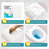 Huazu 100pcs Pack Disposable Flushable Toilet Seat Covers, Biodegradable Seat Covers, Ideal for Airplane Trips Camping