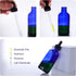 24 Pack 4oz Cobalt Blue Glass Bottles - Essential Oils, Perfumes & Lab Chemicals