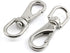 2-Pack M5 Swivel Eye Snap Hook 304 Stainless Steel Multi-Use Spring Snap Hook for Boat Marine Pet Chains