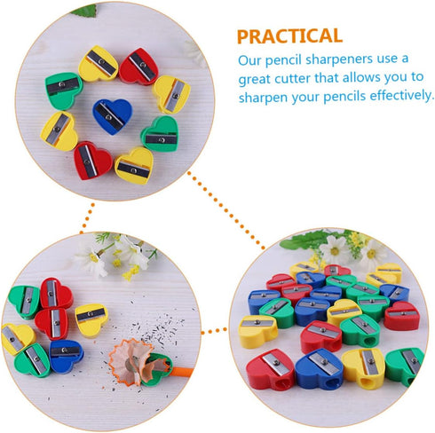 STOBOK 160pcs Pencil Sharpeners Manual Bulk School Supplies, Mini Reusable for Classroom