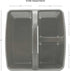 Teacher Created Resources Gray Portable Plastic Storage Caddy - 6-Pack for Classrooms, Kids Room, Office Organization
