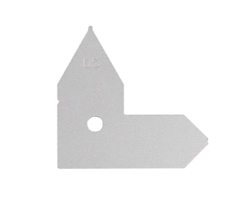 Accusize Industrial Tools 26 Pc Radius Gauge Set Metric 0.5 mm - 13.0 mm with Holder, 3602-5026