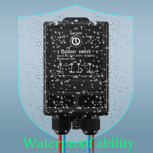 DC12V Switch,984ft Switch,DC12V/24V/48V/72V 40A Waterproof Remote Control Relay Long Range Wireless Remote Relay RF