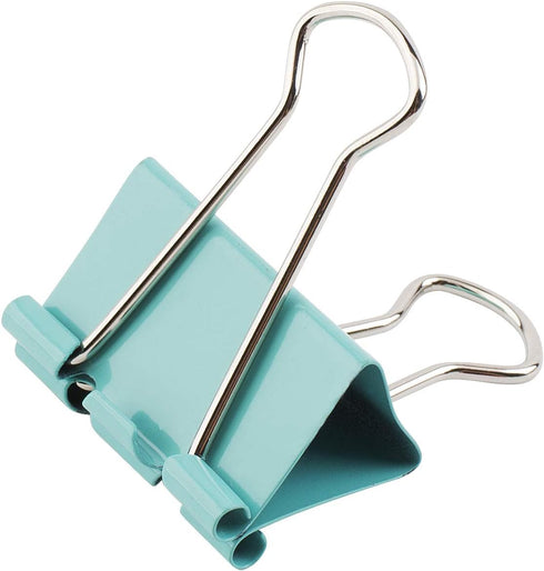Mr. Pen- Binder Clips, 1.25 inch, 25 Pack, Medium Colored Binder Clips