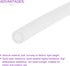 DMiotech 1/4" ID 1/2" OD 5 Feet Clear Silicone Tube, Industrial Tubing for Water Air Pump