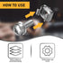 110 Pcs/55 Set Rack Mount Screws and Cage Nuts for Server Cabinet, Carbon Steel Mounting Screws and Cage Nuts
