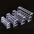 Acrylic Test Tube Holder Rack, Clear, 6 Sockets for 50ml Centrifuge Tubes (50ml, 6 Sockets)