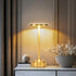 baishezhuan 3-Levels Dimming Small Gold Rechargeable Cordless LED Table Lamps Touch Sensor Light, Portable Wireless