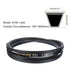uxcell A158 Wrapped Rubber Belt, A-Section V Belt 159" Outside Circumference x 0.51" Width x 0.32" Thick, Industrial Power Transmission Belt