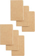 TWONE Pocket Notebook, 6 Pack Softcover Mini Notebooks 3.5" x 5.5" Kraft Brown Small Memo Notepad for Men Women Kids