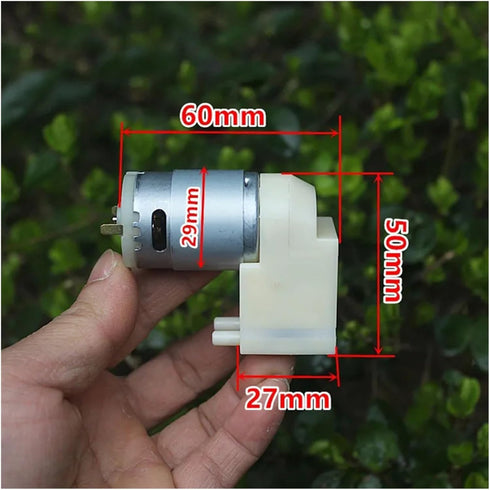 AIQFTGSNS 12V -80Kpa 385 DC Electronic Starter Small Air Vacuum Pump Negative Pressure Suction Piston Pump DIY Breast