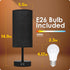 Yarra-Decor Bedside Lamp with USB Port, Touch Control Table Lamp for Bedroom, 3 Way Dimmable Nightstand Lamp.