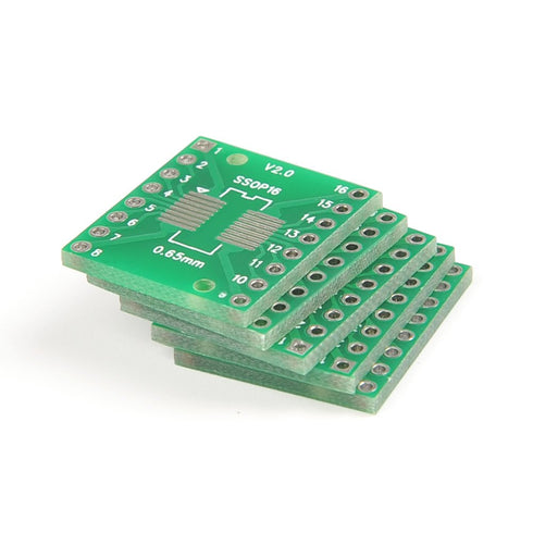 40pcs PCB Proto Boards SMD to DIP Adapter Plate Converter for TQFP (32 44 48 64 84 100) SOP SSOP TSSOP