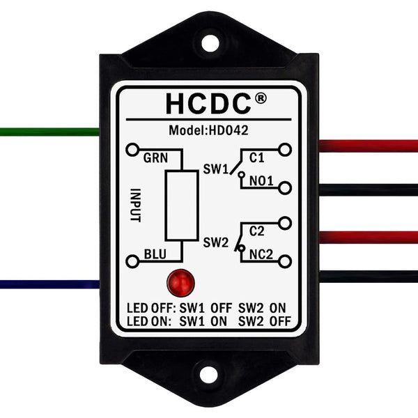 DPST 1NO 1NC 8 Amp Power Relay Module, AC/DC 12V
