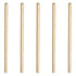 Fielect 2mm / 5/64 Brass Rods Round Solid Brass Rod Stock Lathe Bar Kit, 2 Inch Length for DIY Craft, Miniature Axle