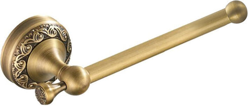 Antique Bronze Brass Toilet Paper Holder, Wall Mounted Bathroom Hardware Accessories with Pattern Carving Design