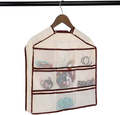Hanger Diversion Safe, Hanging Closet Safe with Dual-Sided Pocket for Hiding Valuables at Home or Travel