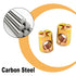 Generic M6 10 13mm (Golden,10 Barrel Nut x Cross Dowels Slotted Nuts Spring Loaded Crib Parts Replacements