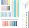 BAYTORY 1060 Sheets Transparent Sticky Index Tabs, Clear Sticky Notes, Long Page Book Markers for Annotation and School