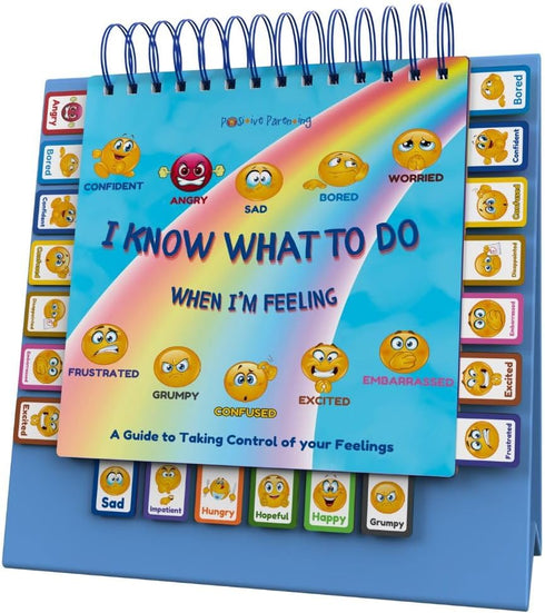 Thought-Spot I Know What to Do Flipbook | Emotions Wheel & Feelings