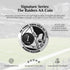 MYRECOVERYSTORE Silver and Black Pirate Alcoholics Anonymous AA Chip with Coin Capsule, 1-50 Years